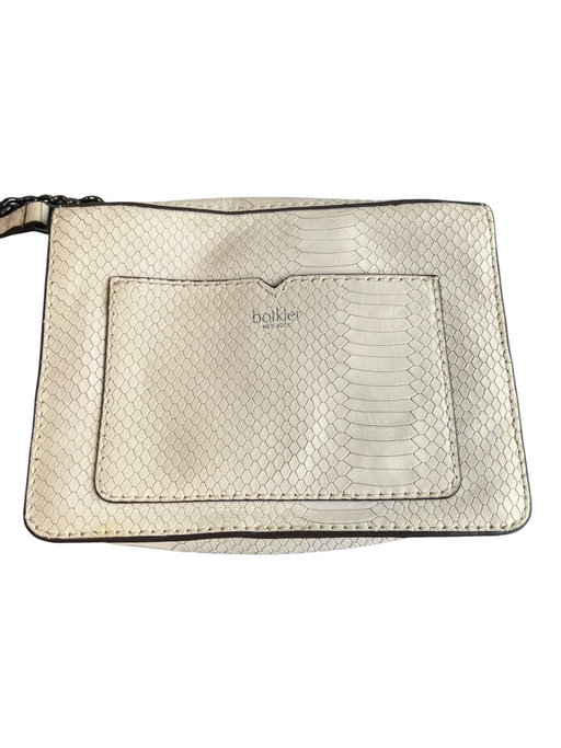 Botkier Off White Leather Pewter Hardware Shoulder & Crossbody Straps Bag Off White / Small