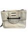 Botkier Off White Leather Pewter Hardware Shoulder & Crossbody Straps Bag Off White / Small