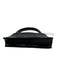 Johnny Farah Black Leather Top Handles Squares Magnetic Close Bag Black / Small