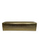 L&M Bags By Edwards Gold Leather Hinge Metallic Clutch Bag Gold / Small