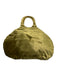 Oppio Green, Yellow, White Velvet Beaded Floral Top Handle Bag Green, Yellow, White / Small
