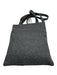 Dolce & Gabbana Gray Wool Blend Top Handle Floral Embroidery Sequins Tote Bag Gray / Small