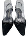 Manolo Blahnik Shoe Size 39 Black Suede leather Pointed Toe Bow Detail Pumps Black / 39
