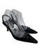 Manolo Blahnik Shoe Size 39 Black Suede leather Pointed Toe Bow Detail Pumps Black / 39