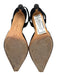 Manolo Blahnik Shoe Size 39 Black Suede leather Pointed Toe Bow Detail Pumps Black / 39