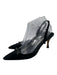 Manolo Blahnik Shoe Size 39 Black Suede leather Pointed Toe Bow Detail Pumps Black / 39
