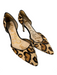 Sam Edelman Shoe Size 8.5 Brown, Tan & Black Calf hair Pointed Toe Pump Shoes Brown, Tan & Black / 8.5