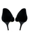 Ron White Shoe Size 39.5 Black Suede leather Pointed Toe Patent Accent Pumps Black / 39.5