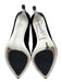Ron White Shoe Size 39.5 Black Suede leather Pointed Toe Patent Accent Pumps Black / 39.5