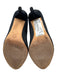 Isaac Mizrahi Shoe Size 8.5 Black Leather & Textile Satin Crystal Bow Pumps Black / 8.5