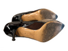 Casadei Shoe Size 9 Brown & Tan Suede & Leather Heel Color Block Pump Shoes Brown & Tan / 9
