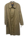 Burberrys Size Est 40 Tan Cotton Blend Solid Overcoat Men's Jacket Tan / Est 40