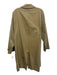 Aquascutum Size 38R Beige Cotton Solid Overcoat Men's Jacket Beige / 38R