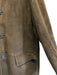 Zegna Size 50 Brown Leather Solid Shearling Men's Jacket Brown / 50