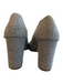 Louise et Cie Shoe Size 11 Gray Fabric Almond Toe Block Heel Mary Jane Shoes Gray / 11