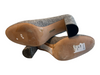 Louise et Cie Shoe Size 12 Gray Fabric Almond Toe Block Heel Mary Jane Shoes Gray / 12