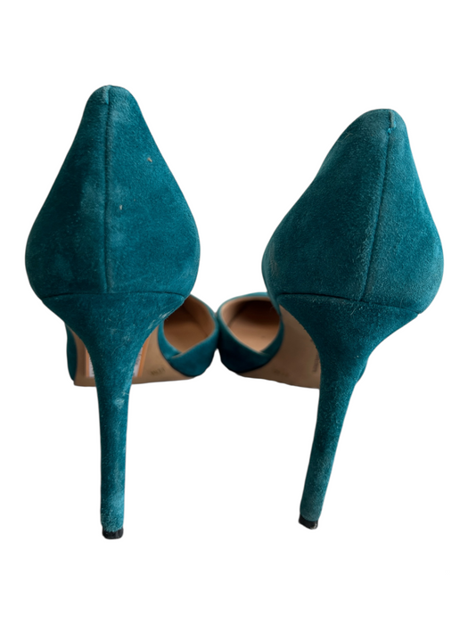 International Concepts Shoe Size 11 Teal Leather Suede Pointed Toe Shoes Teal / 11