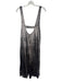 Maeve Size XS Gray Purple Viscose Blend Velvet Overalls Crop Wide Leg Jumpsuit Gray Purple / XS