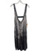 Maeve Size XS Gray Purple Viscose Blend Velvet Overalls Crop Wide Leg Jumpsuit Gray Purple / XS