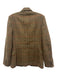 Ralph Lauren Blue Size 6 Brown & Multi Wool Houndstooth Flap Pocket Jacket Brown & Multi / 6