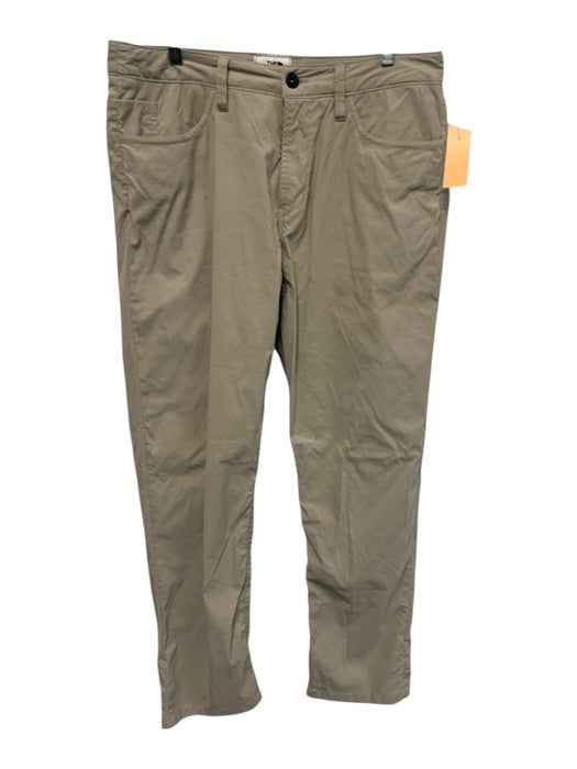 The North Face Size 32 Beige Synthetic Solid Athletic Men's Pants Beige / 32