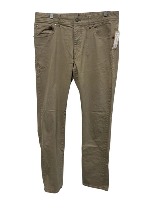 Johnnie O Size 33 Tan Cotton Blend Solid Khakis Men's Pants Tan / 33
