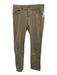Johnnie O Size 33 Tan Cotton Blend Solid Khakis Men's Pants Tan / 33