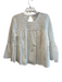 endless rose Size M White Cotton Lace Detail Long Sleeve Round Neck A line Top White / M