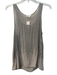 Joie Size M Tan Silk Beaded Scoop Neck Tank Top Tan / M