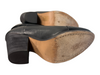 Rag & Bone Shoe Size 39 Black Leather Almond Toe Strap Detail Block Heel Booties Black / 39