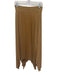 Joseph Size 40 Beige Brown Polyester Elastic Waistband Accordion Pleat Skirt Beige Brown / 40