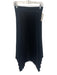 Joseph Size 40 Black Polyester Elastic Waistband Accordion Pleat Midi Skirt Black / 40