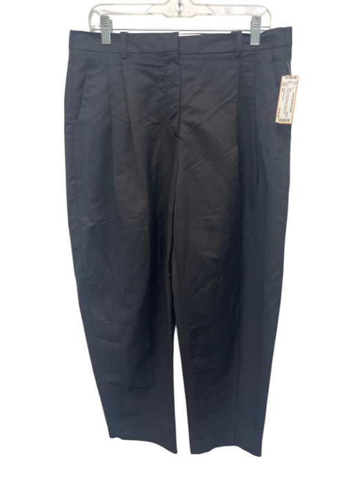 Stella McCartney Size 44 Black Polyamide Blend Pleated Front Trouser Pants Black / 44