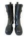 Giuseppe Zanotti Shoe Size 38 Black Leather Upper Buckle Detail Side Zips Boots Black / 38