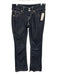 True Religion Size 26 Dark Wash Cotton Denim Contrast Stitch Low Rise Jeans Dark Wash / 26