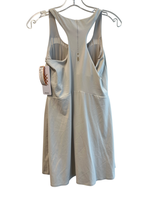 Rhone Size S Cream Nylon Blend Scoop Neck Racerback Knee Length Dress Cream / S