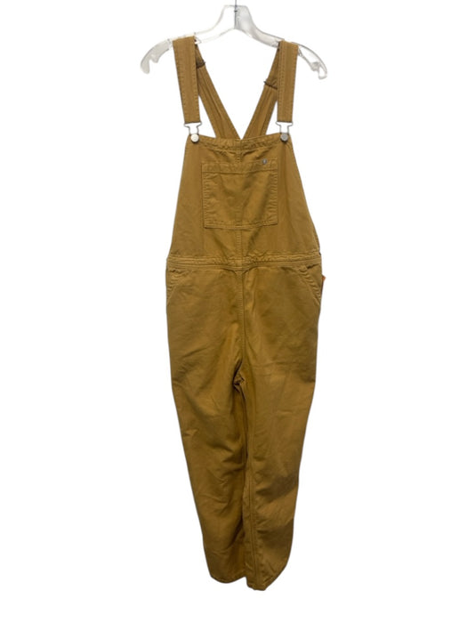 Everlane Size 4 Mustard Yellow Cotton Pocketed Toggle Clasp Overalls Mustard Yellow / 4