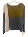 Eileen Fisher Petites Size PL Gray, Brown & Cream Merino Wool Thin Sweater Gray, Brown & Cream / PL