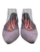 Rothy's Shoe Size 8 Purple & Navy Blue textile upper Pump Flats Purple & Navy Blue / 8