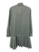 Tuckernuck Size XL Green, Black & Cream Polyester Gingham Long Sleeve Dress Green, Black & Cream / XL