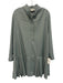 Tuckernuck Size XL Green, Black & Cream Polyester Gingham Long Sleeve Dress Green, Black & Cream / XL