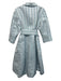Lourdes Chavez Size Est L Light blue & white Silk Gingham 3/4 Sleeve Dress Light blue & white / Est L