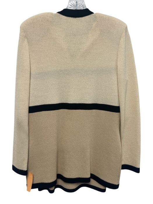 St. John Collection Size S Cream, Brown & Black No Fabric Tag Knit Skirt Set Cream, Brown & Black / S