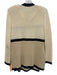 St. John Collection Size S Cream, Brown & Black No Fabric Tag Knit Skirt Set Cream, Brown & Black / S