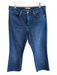 Levis Size 33 Medium Wash Cotton Blend Capri 5 Pocket Zip Fly Jeans Medium Wash / 33