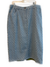 Never Fully Dressed Size EST XXL Blue Polyester Blend Sequin Detail Midi Skirt Blue / EST XXL