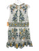 Farm Rio Size L White & Multi Cotton floral print Sleeveless Tie Detail Dress White & Multi / L
