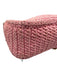 Prada Pink Raffia Crochet Chain Strap Shoulder Bag Pink / S