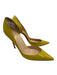 Christian Louboutin Shoe Size 37.5 Chartreuse Yellow Patent Leather Pumps Chartreuse Yellow / 37.5