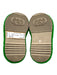 Gucci Shoe Size 38 Pink & Green shearling Leather Logo Platform Slide Sandals Pink & Green / 38